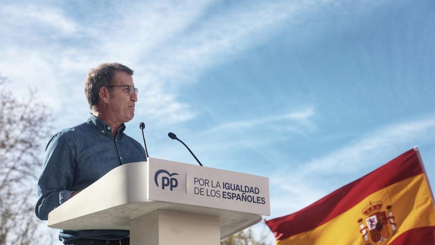 La manifestación del Partido Popular contra la amnistía, en imágenes