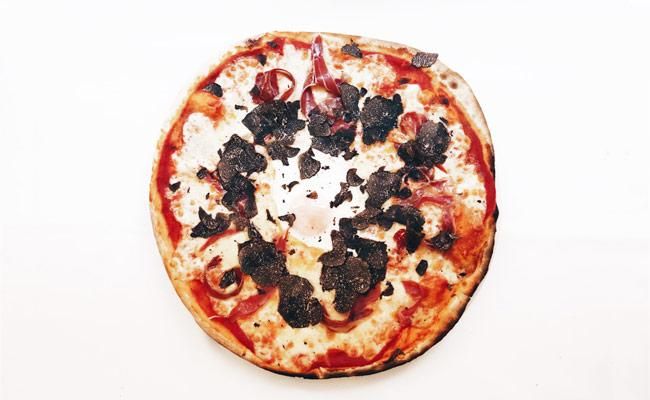 Pizza Davide Bonato en 'Gioa' (Madrid)
