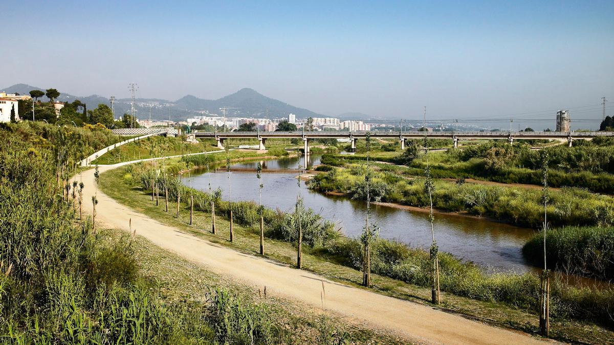Parque fluvial del río Llobregat.
