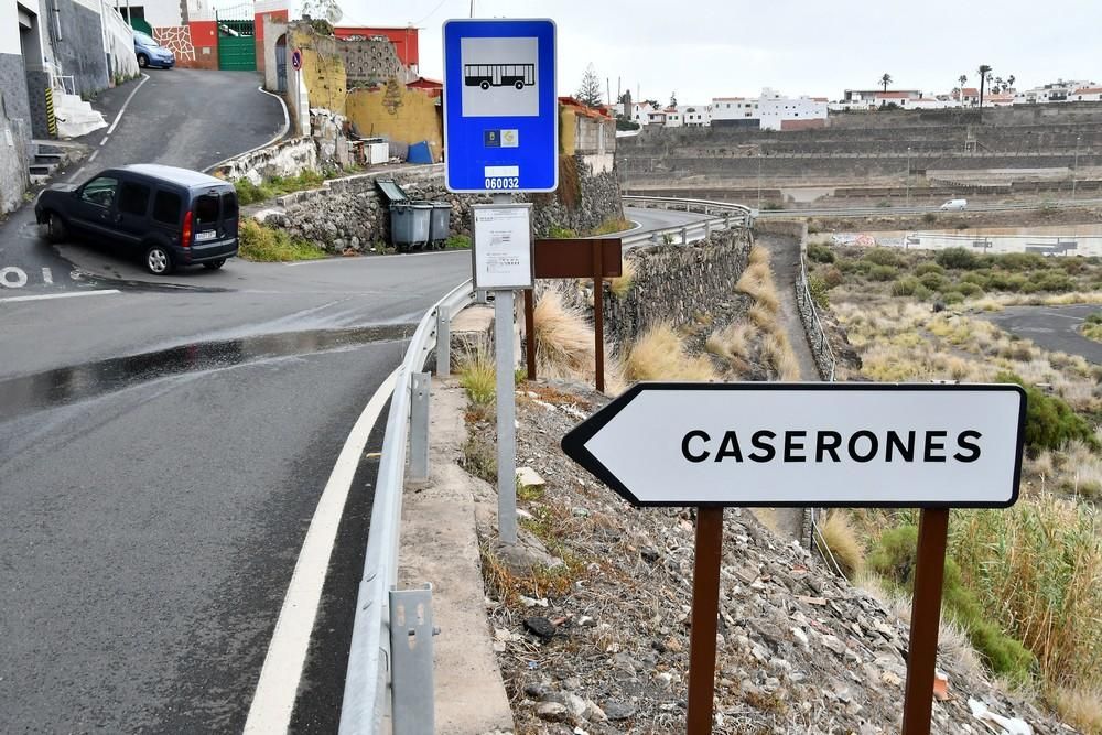 Carretera que sube a Caserones desde la calle Ceres