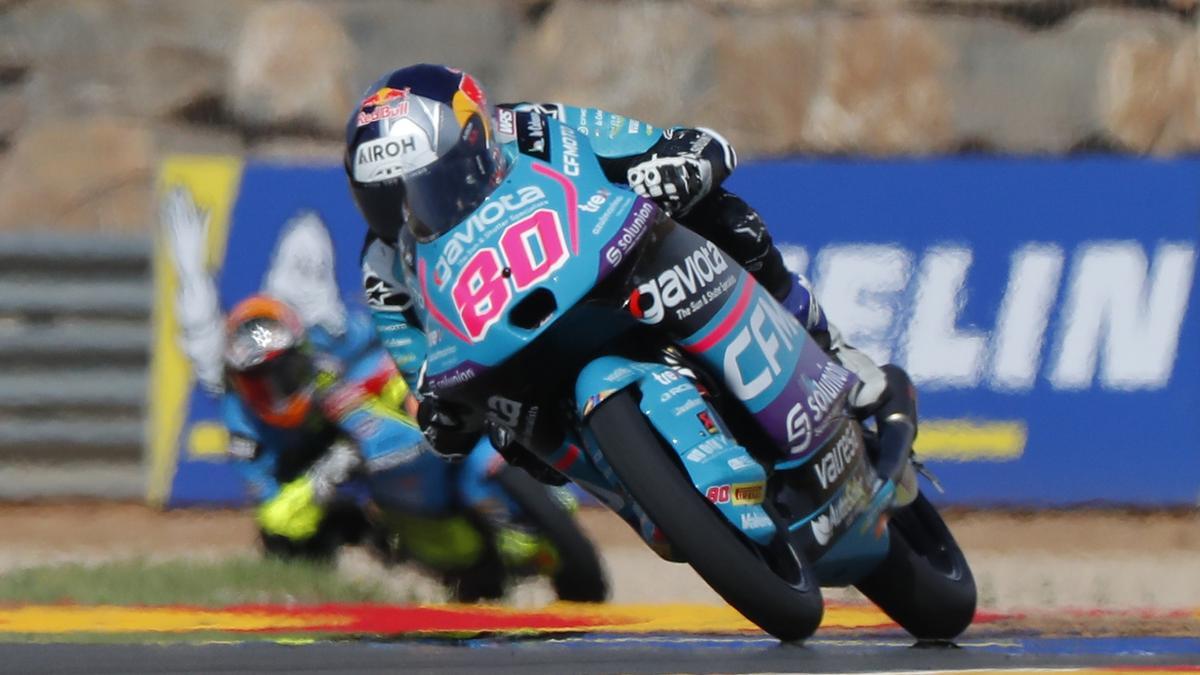 David Alonso en el pasado GP de Aragón.