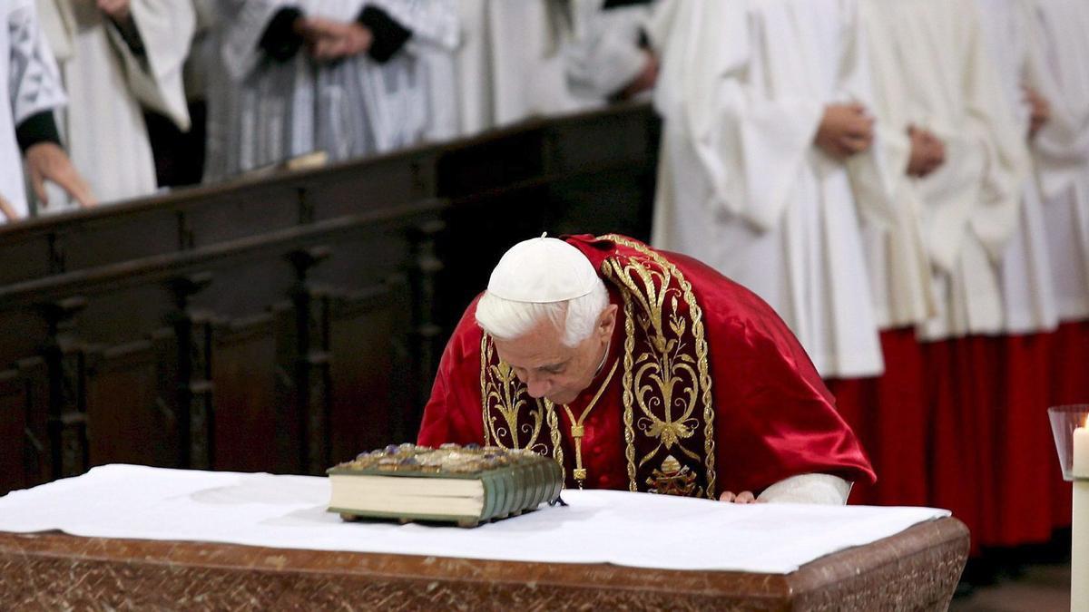 Benedicto XVI, durante su papado.