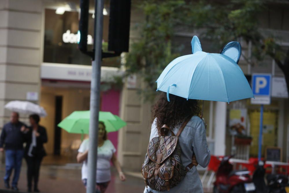 Tromba de agua en Alicante