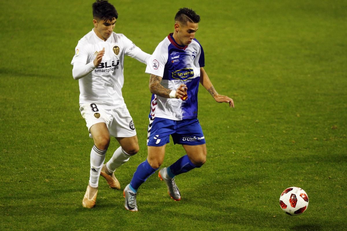 El Ebro se bate contra el Valencia en un partido de Copa de Rey