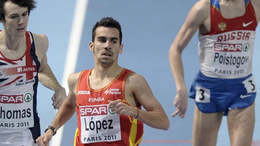 Kevin López bate el récord de España de 800 en Montecarlo