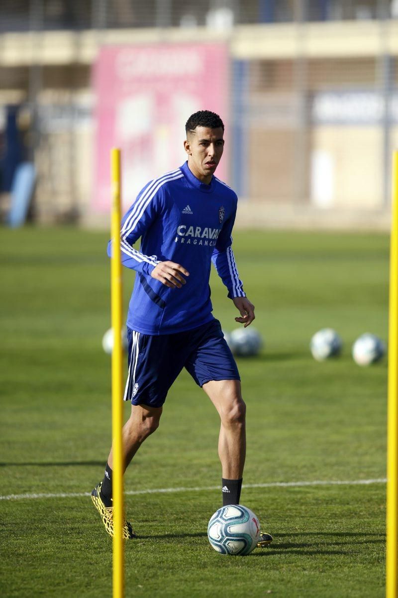 Entrenamiento del Real Zaragoza el 30 de enero