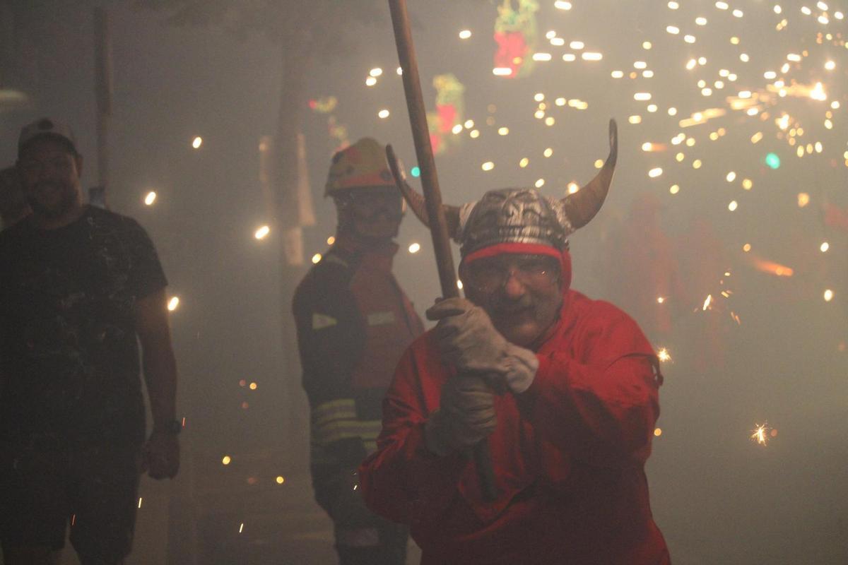 El correfocs, como todos los años, corrio a cargo de la Colla de Dimonis de El Campello