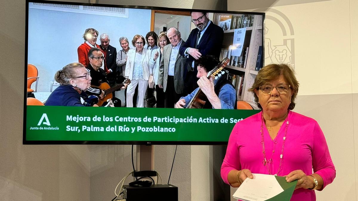 La delegada de Inclusión Social, Dolores Sánchez, presenta las actuaciones de mejora en CPA.