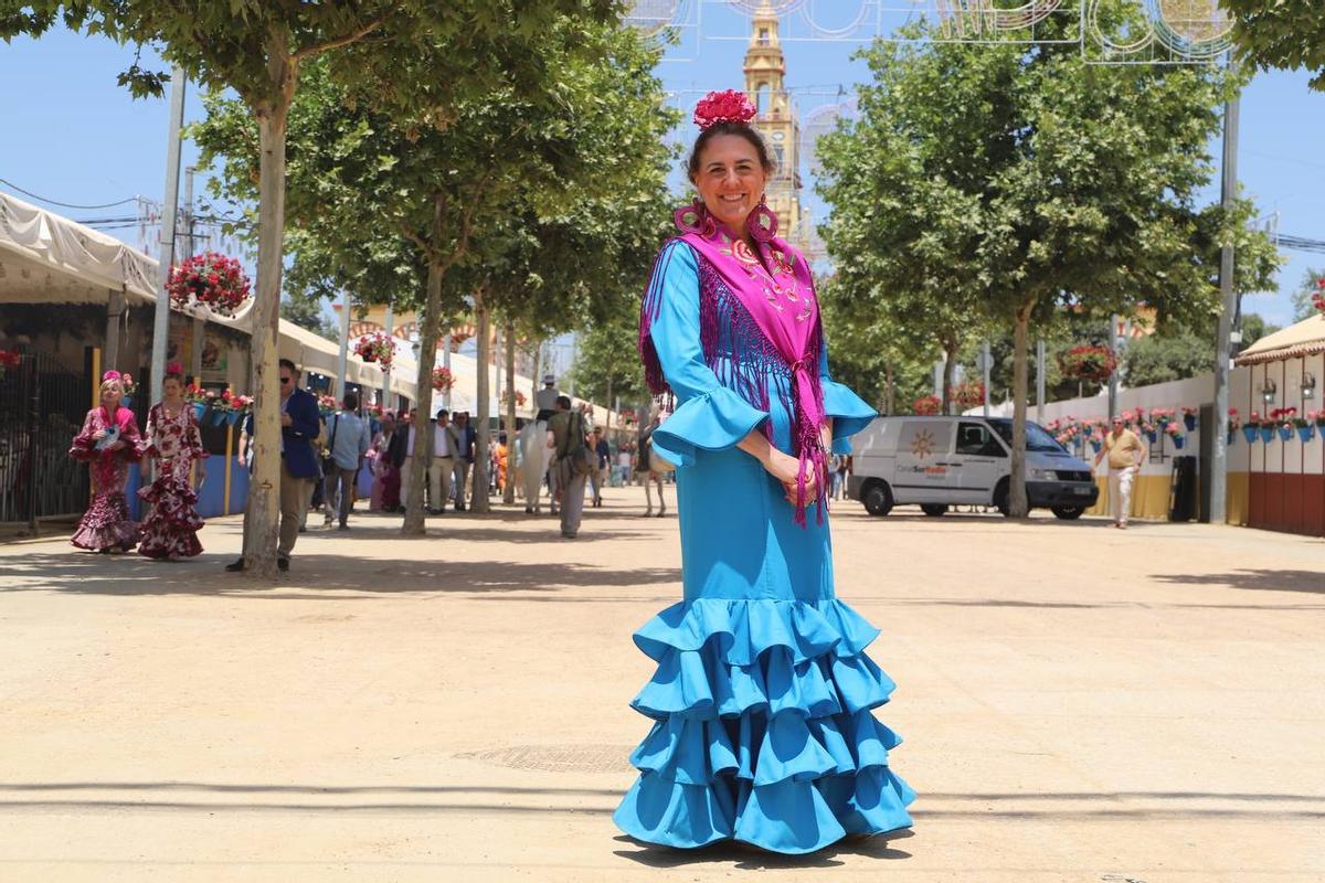 Trajes de gitana en el martes de Feria Trajes de gitana en el martes de Feria