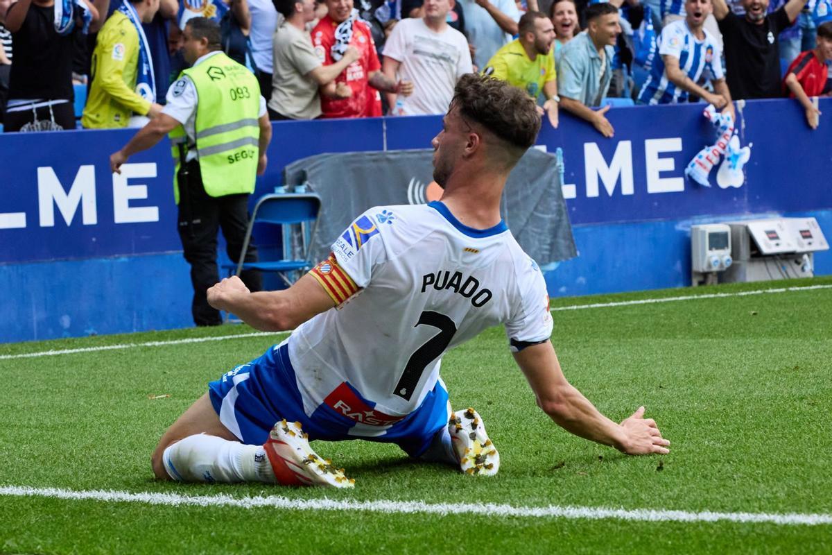RCD Espanyol - Real Oviedo, final por el ascenso a Primera, en imágenes.