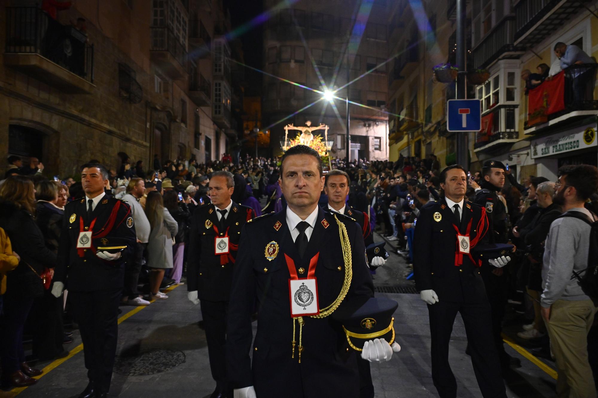 Viacrucis penitencial del Cristo del Socorro en Cartagena