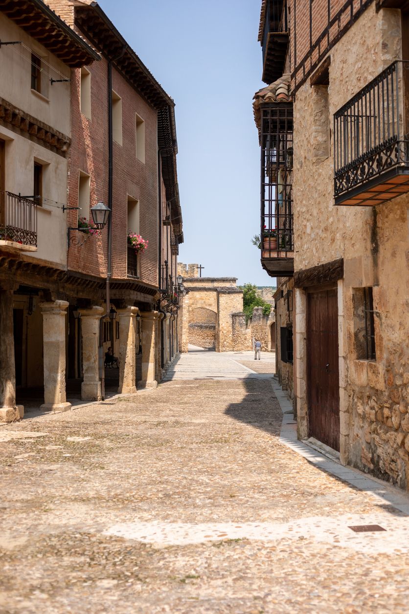 Calles de cuento en El Burgo de Osma.