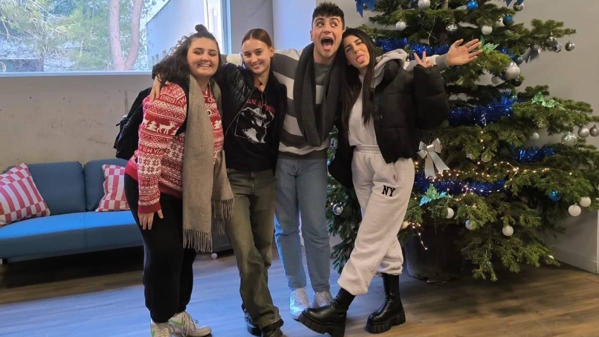 Así ha sido el reencuentro de los concursantes de 'OT 2023' tras las vacaciones de Navidad