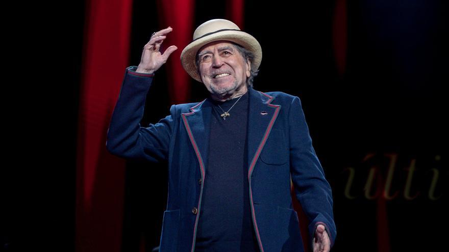 Joaquín Sabina se je ganljivo poslovil od občinstva na zadnjem koncertu v Madridu