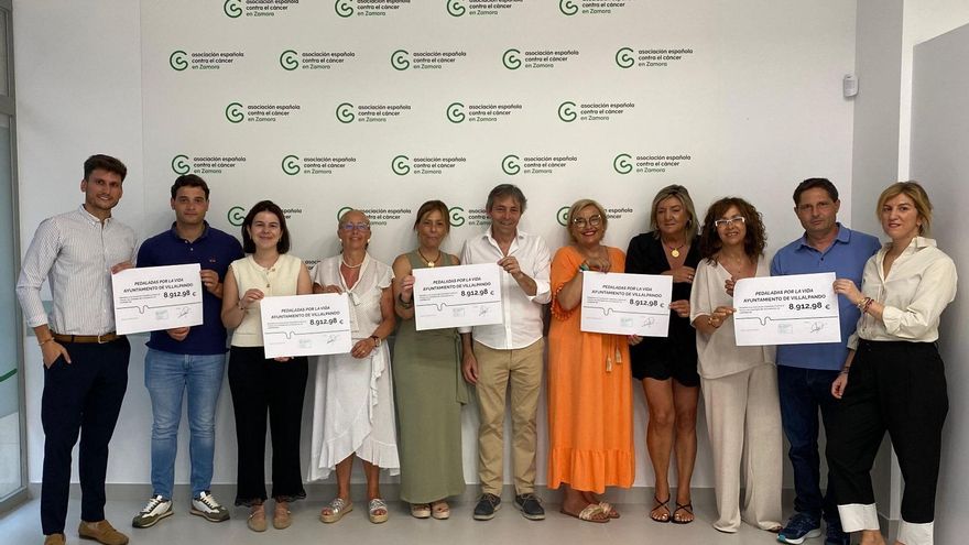 “Pedaladas por la Vida” recauda en Villalpando 8.913 euros para la lucha contra cáncer
