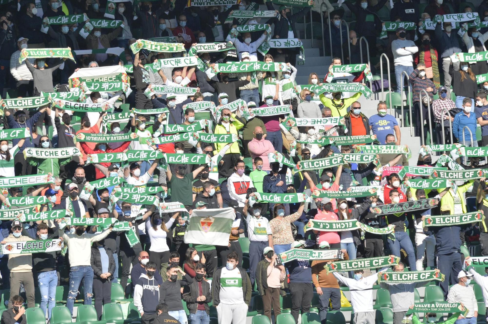 Las imágenes del Elche CF - Villarreal CF