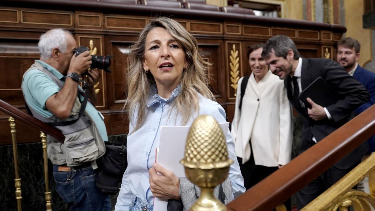 Yolanda Díaz, vicepresidente segunda y ministra de Trabajo y Economía Social.