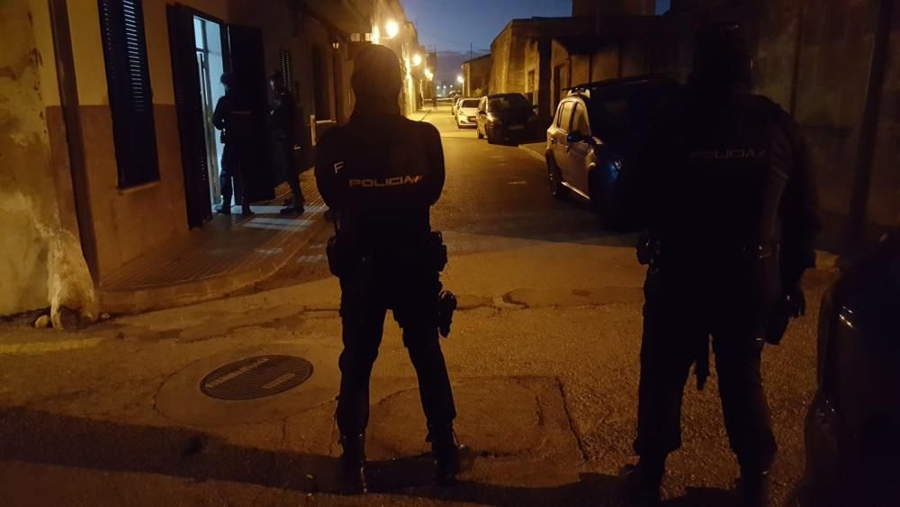 La Policía Nacional inicia un operativo contra el narcotráfico en Manacor