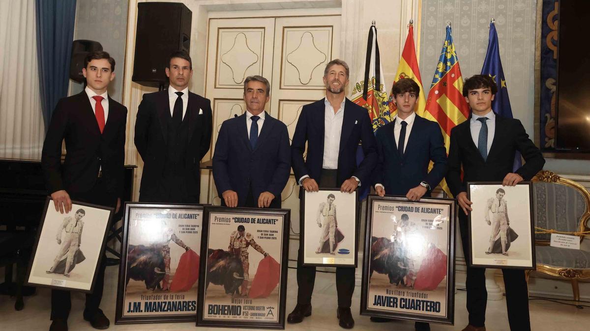 Entrega de los Premios Taurinos “Ciudad de Alicante”