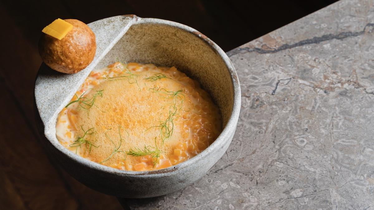 El falso 'risotto' de calabaza de Desborre.