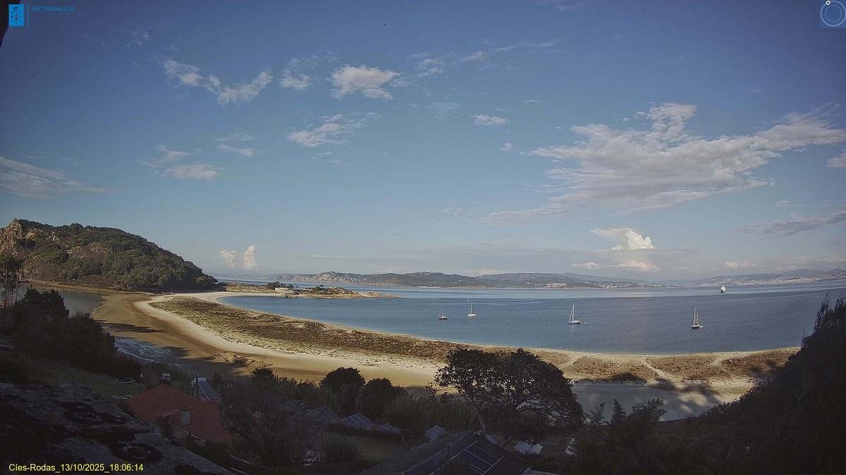 Playa de Rodas, la tarde de este lunes