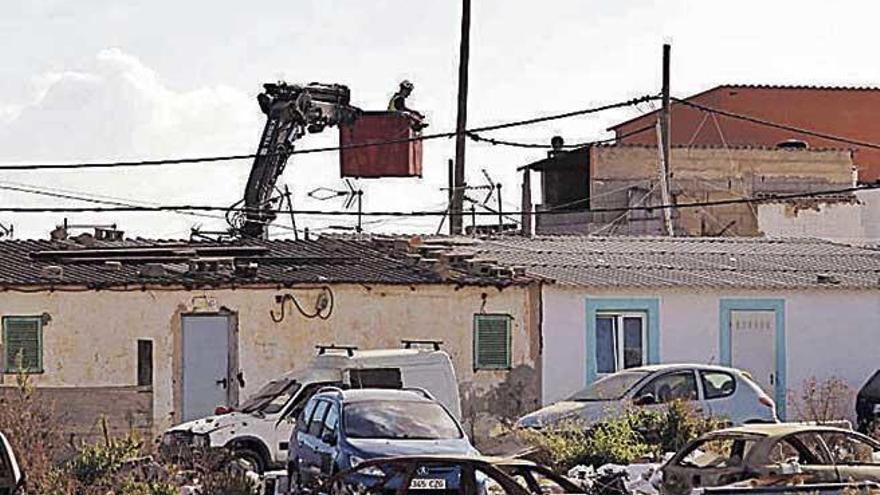 Los próximos derribos están previstos para el día 7.