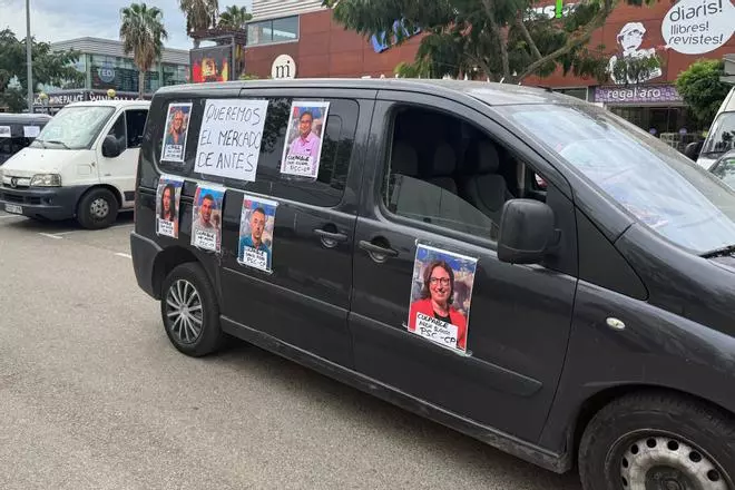 Les imatges de les protestes dels marxants de Platja d'Aro