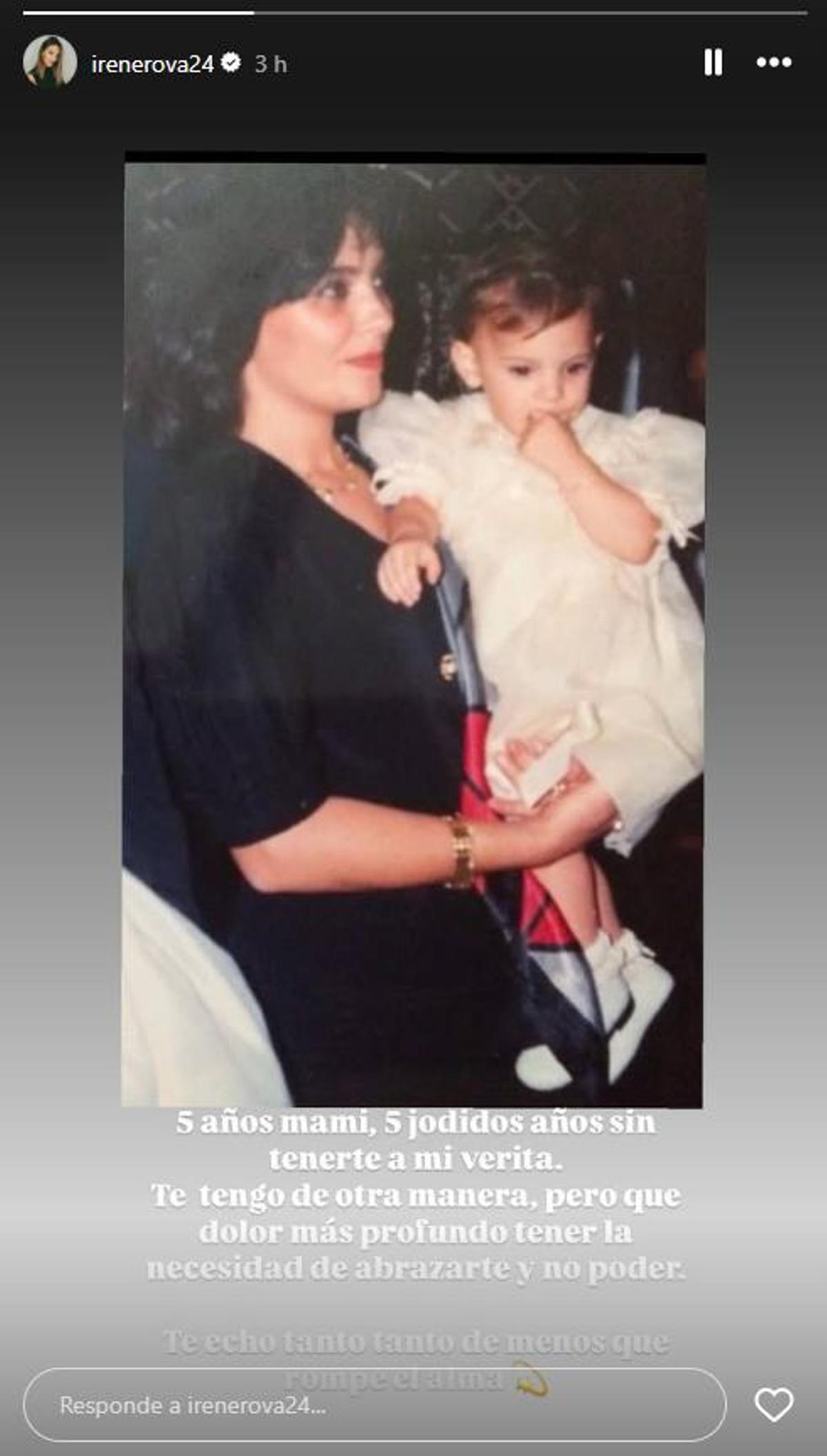 Irene Rosale recuerda a su madre