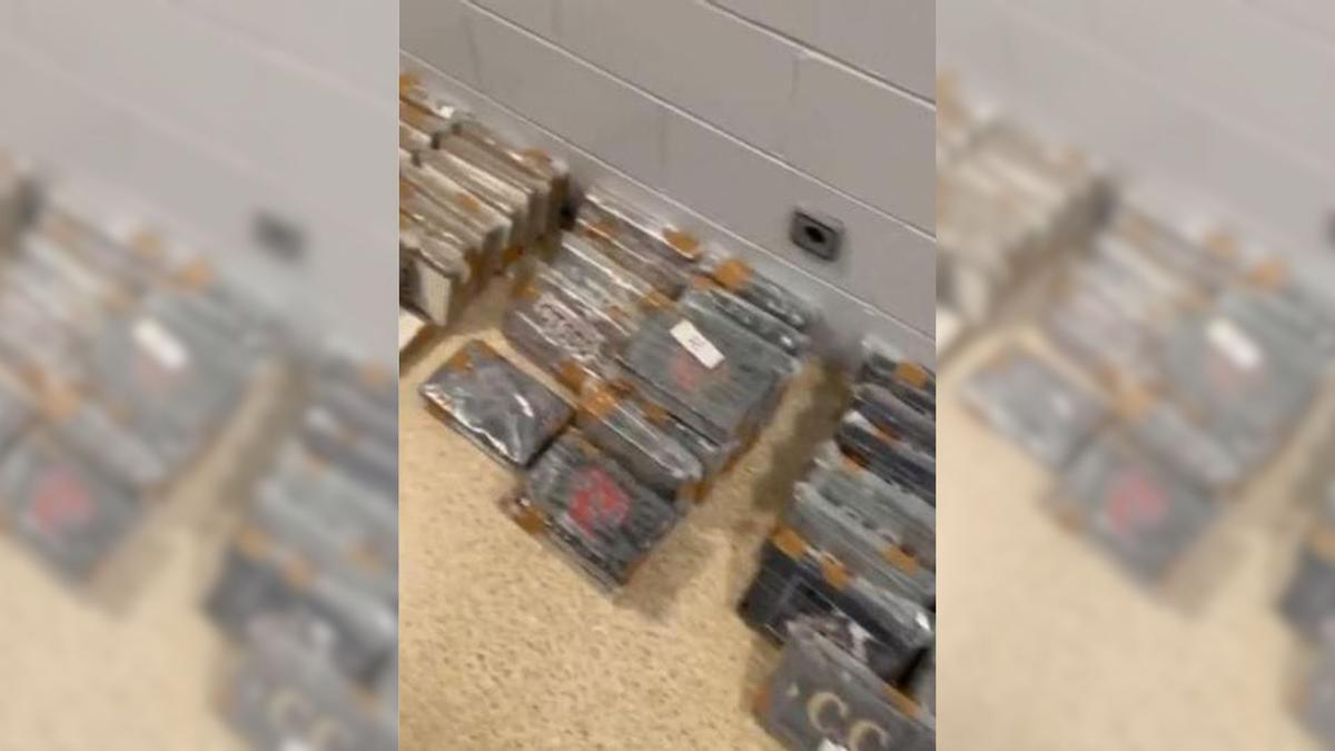 Part de la cocaïna intervinguda a Vilafant.