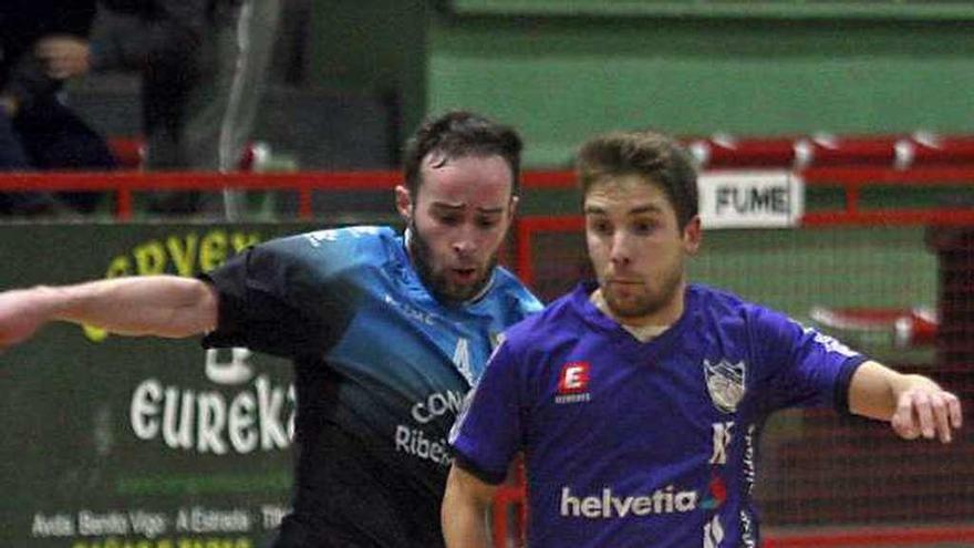 Martín Varela, durante un partido en el Coto Ferreiro. // Bernabé