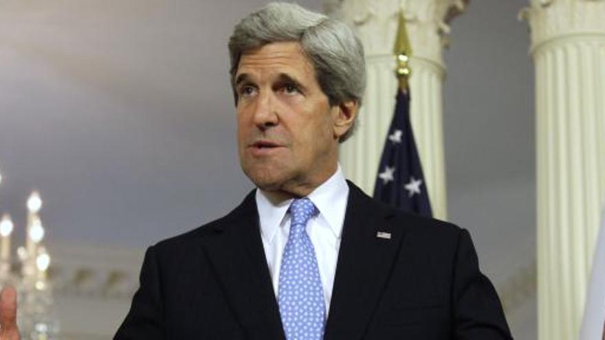 John Kerry, secretario de Estado norteamericano.