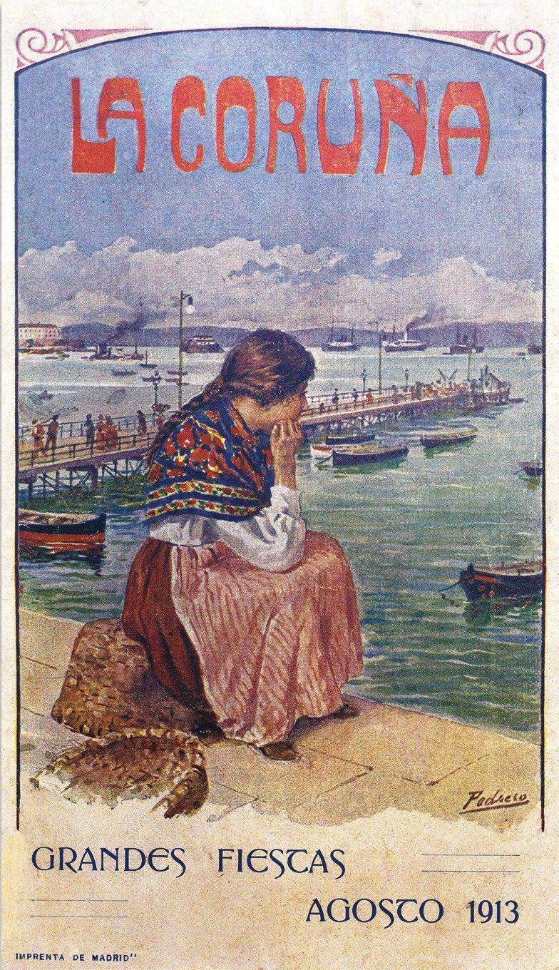 Así evolucionaron los carteles de las Fiestas de María Pita en 175 años en A Coruña