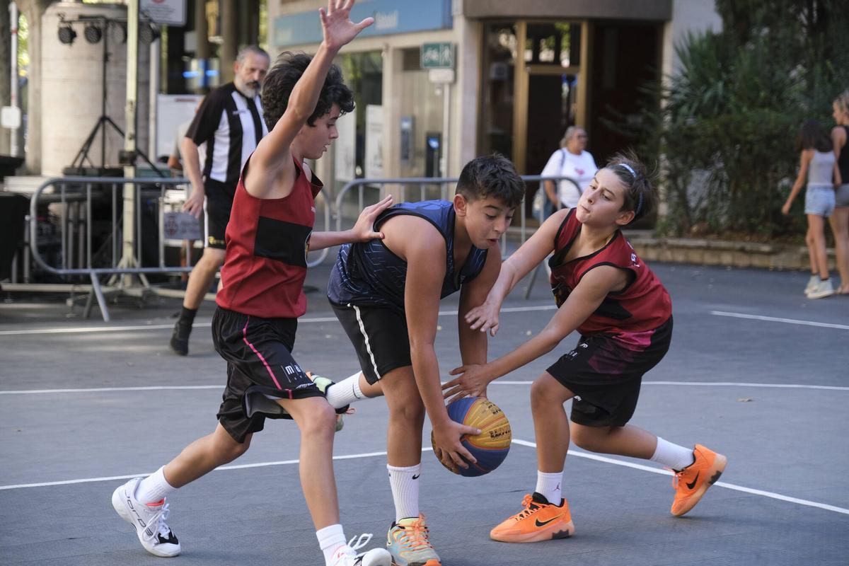 Imatges del 3x3 de la Festa Major de Manresa