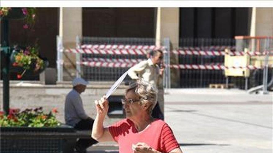 La alerta por calor se prolonga hasta el domingo en el centro de Aragón