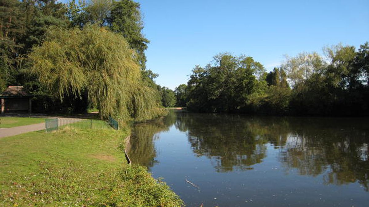 Un lago en Solihull