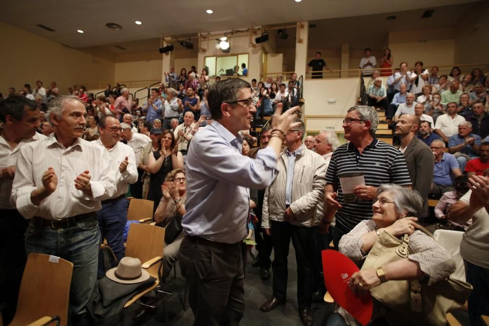 Mítin de Patxi López en Avilés