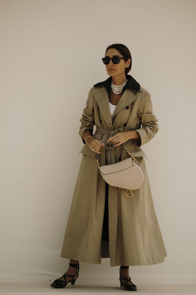 Detalle del ‘street style’ con trench