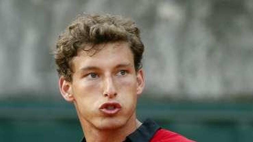 Pablo Carreño, en Roland Garros.