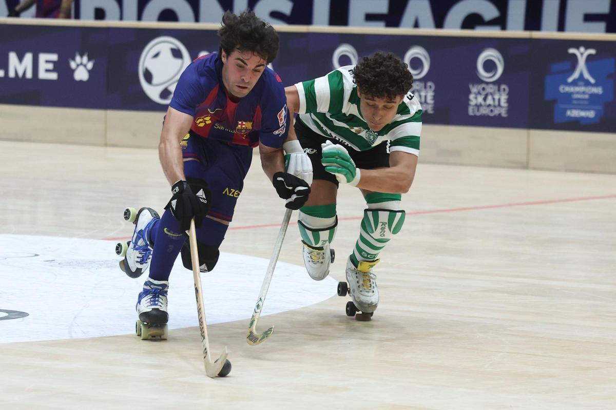 El Barça ya está en semifinales de la Champions de hockey patines