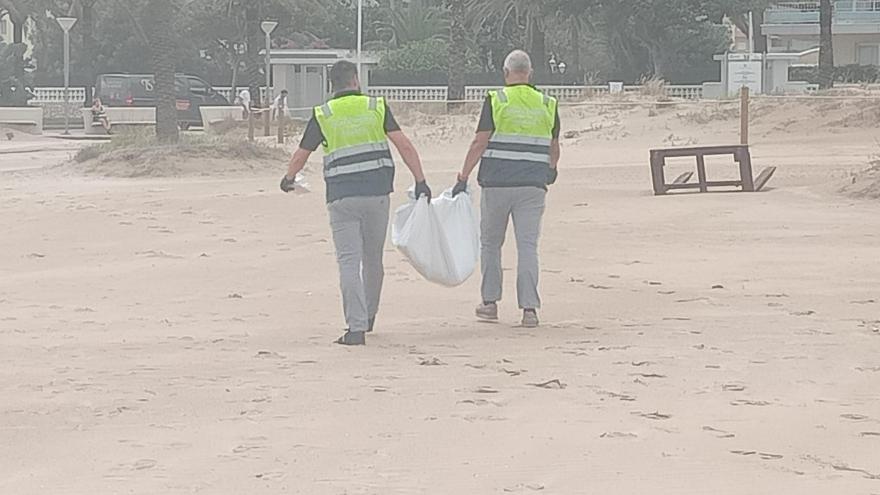 Encuentran una cadera y una pierna humana en la playa de Gandia