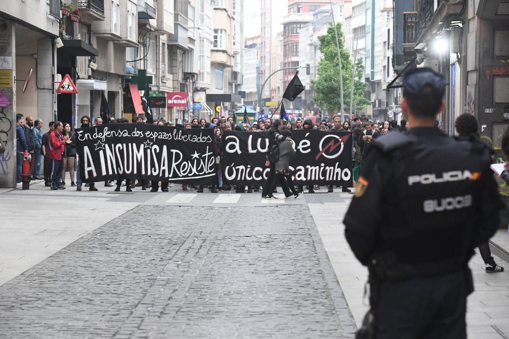 Manifestación de apoyo a la Insumisa