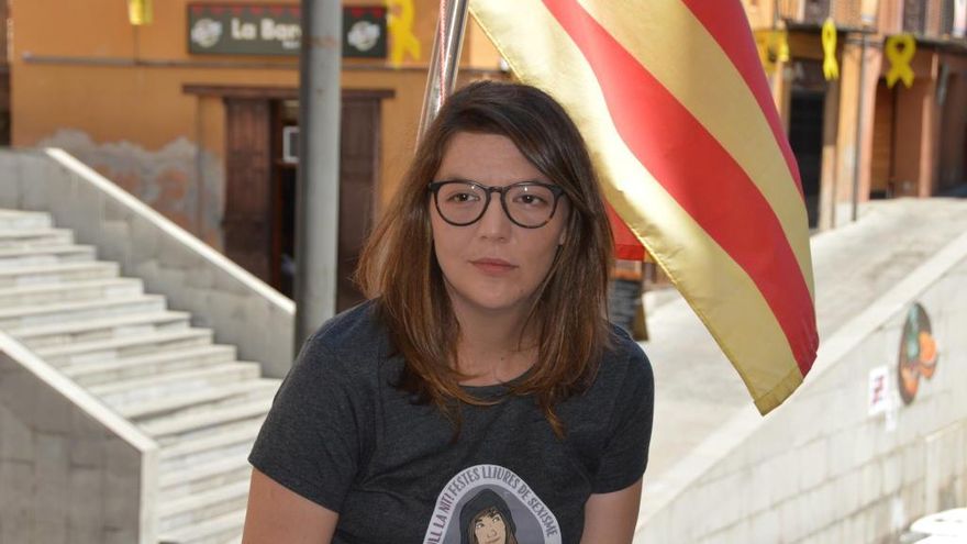L'alcaldessa de Berga, Montse Venturós (CUP)