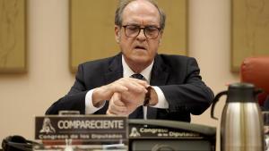 Ángel Gabilondo, Defensor del Pueblo, durante su comparecencia en el Congreso de los Diputados.