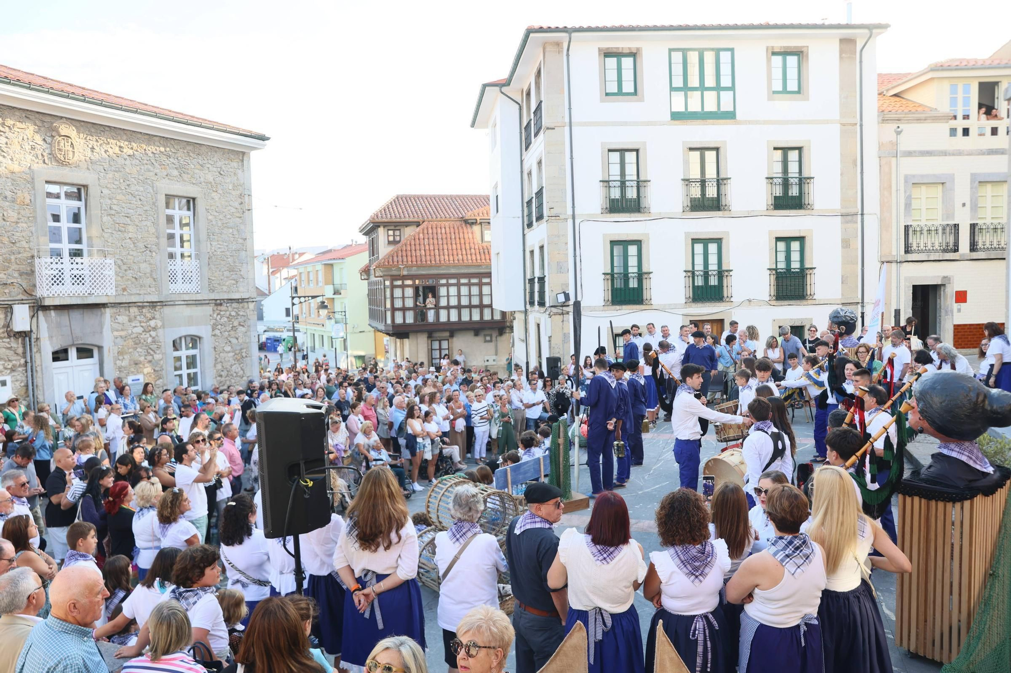 EN IMÁGENES: La procesión de "la llamada de la mar" en el Carmen de Luanco