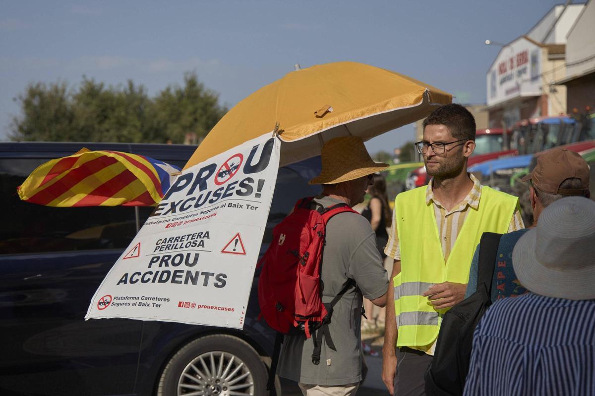 Imatges de la manifestació de Serra de Daró