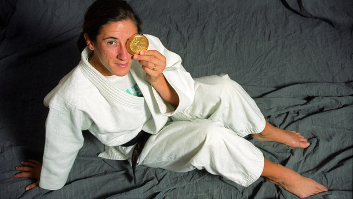 Almudena Muñoz.La judoca valenciana comenzó nerviosa, pero consiguió el oro después de ganar cinco combates.