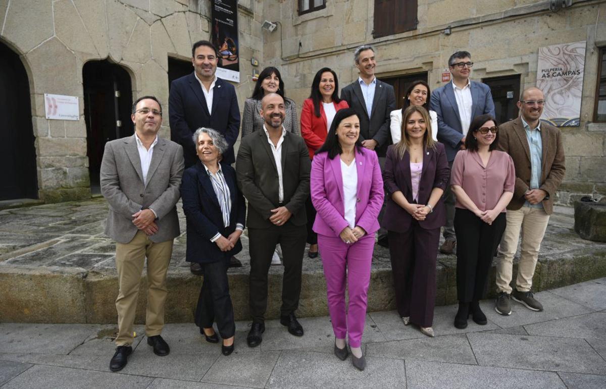 Belén Rubio presentó su candidatura en la Casa das Campás. | RAFA VÁZQUEZ