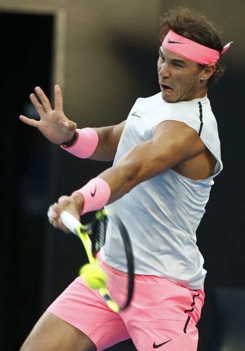 Rafa Nadal, sin mangas