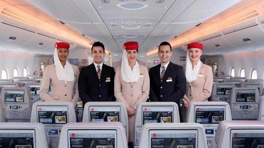 Emirates reclutará en febrero tripulantes de cabina de siete ciudades españolas.