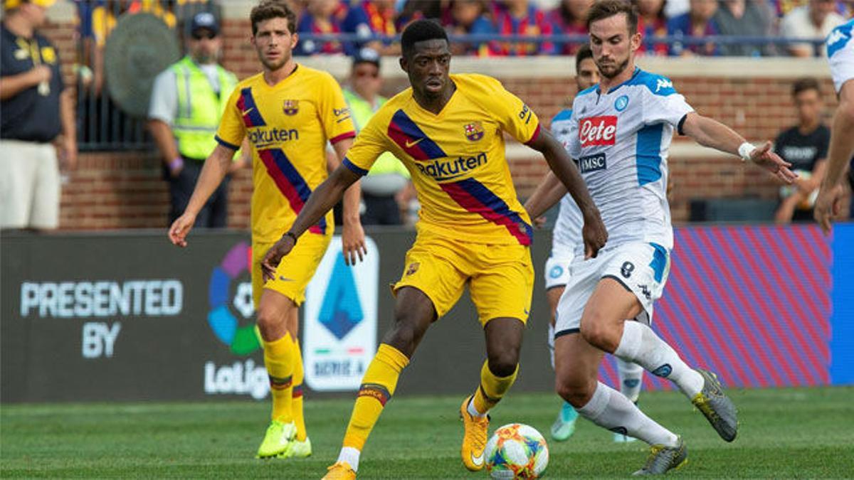 Dembélé, 5 semanas de baja